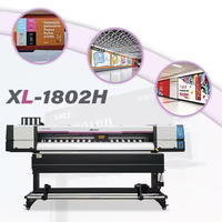 X-Roland 1.6m 1.8m 3.2m para Impresora de Inyección de Tinta Eco Solvente 2-4 Cabezales de Impresión Xp600 I3200 Sublimación Rollo a Rollo