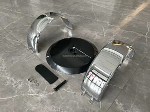Pièces extérieures pour <span class=keywords><strong>Suzuki</strong></span> <span class=keywords><strong>Jimny</strong></span> Couvre-pneus de secours Mise à niveau vers la classe G Syule Couvre-roue de secours Pièces extérieures Stock prêt - Product Image 2