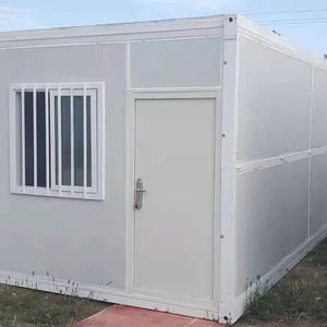 Contenitore pieghevole in fabbrica case prefabbricate dormitorio temporaneo campeggio tetto in acciaio case mobili - Product Image 2