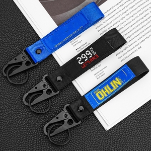 Custom Durable Zinc Alloy Hook Key Strap with Thermal Transfer Printed Polyester for Promotional Gift ID Card Lanyard Keychain