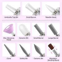 Machine à polir les ongles professionnelle rechargeable par USB, perceuse à ongles électrique à grande vitesse, coupe-ongles portable, outil de soin des ongles pour