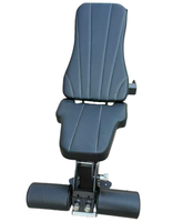 Banc de musculation multifonction réglable avec siège et dossier réglables