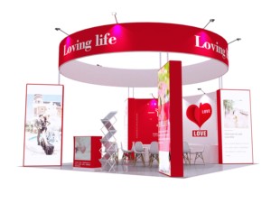 Detian offre stand d'exposition rétro-éclairé éclairage stand d'exposition grand stand d'exposition 20-20 - Product Image 2