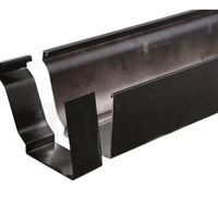 Échantillon gratuit gouttières en aluminium résistant à la corrosion gouttières toiture système de drainage des eaux de pluie pour hôtel appartement maison