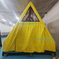 Grande tente de camping gonflable portable, imperméable, en Oxford, quatre saisons, triple couche, ouverture automatique rapide pour les événements en plein air