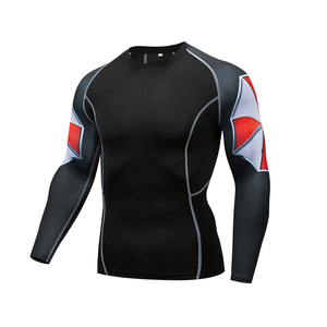 Rashguard de compression MMA Ventura OEM Design, imprimé par sublimation personnalisée, en Spandex/Polyester, manches longues, pour BJJ - Product Image 2