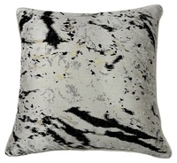 Housse de coussin carrée de luxe en jacquard, matériaux mixtes, avec fermeture éclair, pour la décoration intérieure, vente en gros sur mesure