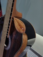 Accoudoir complet de guitare classique Santos en palissandre de conception spéciale