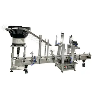 Automatic Lid Feeding Machine With Essential Oil Dropper Spray Bottle Capping Machine For Production Assembly Line