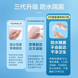 Apósito Líquido Cofoe en Spray de 10ml, Impermeable e Invisible, para el Cuidado de Heridas - Product Image 1