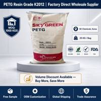 Gránulos de PETG al por mayor para extrusión, de alta claridad, grado alimenticio, resina copolímera en pellets para termoformado de bandejas de alimentos OEM