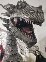 Halloween Horreur Prisonnier Prop Extérieur Effrayant Dragon Géant Décoration Animé Halloween Effrayant Animatronique