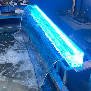 Fontaine de cascade de <span class=keywords><strong>piscine</strong></span> en acrylique éclairé par LED <span class=keywords><strong>Rideau</strong></span> d'eau de <span class=keywords><strong>piscine</strong></span> et étang artificiel élégant - Product Image 2
