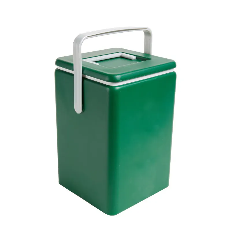 Portable Outdoor 8L Beer Cold Drink Cooler Box Ice Chest Plastic Bucket Camping Drinks Cold Chain Transportation Case