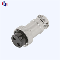 Câble d'extension d'alimentation DC personnalisé avec connecteur aviation 2 broches GX16, faisceau de câblage sur mesure de 200 mm