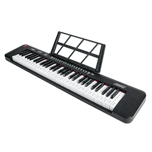 חדש והפופולרי ביותר איבר אלקטרוני 61 מפתחות מקלדת חינוכיים צעצוע פסנתר תלמידי פסנתר teclados סינתיסייזר למתחילים