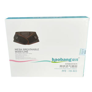 Cinturón de Soporte Lumbar Transpirable Haobang HB-B03, Soporte de Cintura Ajustable para Aliviar el Dolor de Espalda - Product Image 1