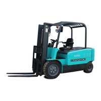 Chariot élévateur électrique MUDUO au meilleur prix, certifié, nouveau style, 3 tonnes, hauteur de levage 3 m, batterie lithium-ion, pneus pleins, électrique latéral