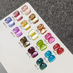 AILANUO 15 Couleurs Vernis à Ongles Oeil de Chat Pierre de Cristal Vernis à Ongles Gel Oeil de Chat Salon de Manucure Professionnel - Product Image 1