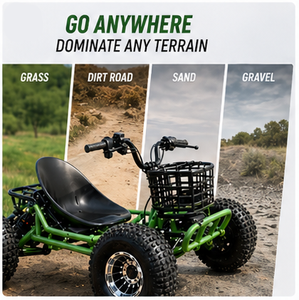 Potente <span class=keywords><strong>Go</strong></span>-<span class=keywords><strong>Kart</strong></span> Elettrico da 1500W con Velocità Massima <span class=keywords><strong>di</strong></span> 60km/h per <span class=keywords><strong>Corse</strong></span> ad Alta Velocità per Adulti e Intrattenimento Sportivo Professionale - Product Image 5