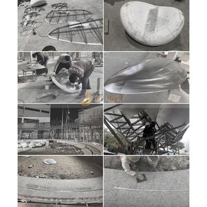 ANW6561 Piezas de Escultura Art Deco en Acero Inoxidable con Acabados de Lujo e Impacto Visual Artístico para Aniversario - Product Image 2