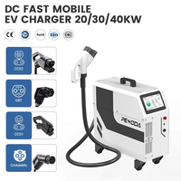 PENODA Usine 20KW GBT CCS2 DC Chargeur Rapide Portable Ev Chargeur Véhicules Électriques Station De Recharge Rapide Mobile EV Chargeur