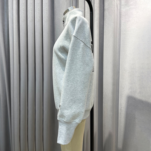 Sudadera con Capucha de Estilo de Marca de Lujo, de Algodón Grueso, con Cierre de Cremallera de un Cuarto, Personalizable con Logotipo, con tu Propio Logotipo - Product Image 6