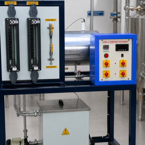 Intercambiador de Calor de Tubo Doble |   Enfriador de Flujo Cruzado de Aluminio para Aceite, Medios Industriales y la Industria Farmacéutica - Product Image 2