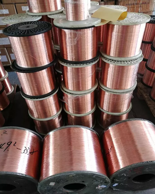 China Factory CCAM Magnesium Aluminum Clad Wire 0.8mm Enamelled OCC Scrap Copper CCA 0.7mm 2mm 8mm Fan Winding Braided Aluminum