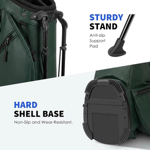 PRIMUS <span class=keywords><strong>GOLF</strong></span> nuovo design da uomo di lusso borsa da <span class=keywords><strong>golf</strong></span> con supporto in pelle sintetica in microfibra <span class=keywords><strong>bianca</strong></span> borsa da <span class=keywords><strong>golf</strong></span> con 14 vie - Product Image 5