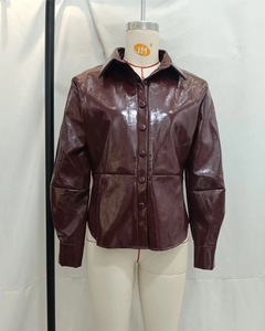 2025 mode rue moto tenues femmes à manches longues vélo veste jupe courte costumes en cuir PU Mini jupe ensembles tenues - Product Image 6