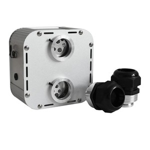 32W RGB Twinkle <b>Light</b> Engine Kit with 2 Ports & 900pcs Fiber Optic Strands for Starry Sky Ceiling - Product Image 1