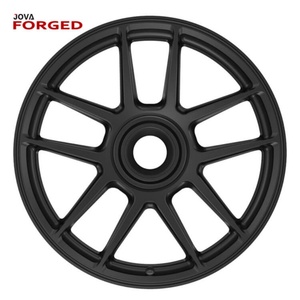 Jante en aluminium noir mat 5 trous 19 pouces forgée avec blocage central pour Alfa Romeo Stelvio Nouveau 100 mm PCD - Product Image 3