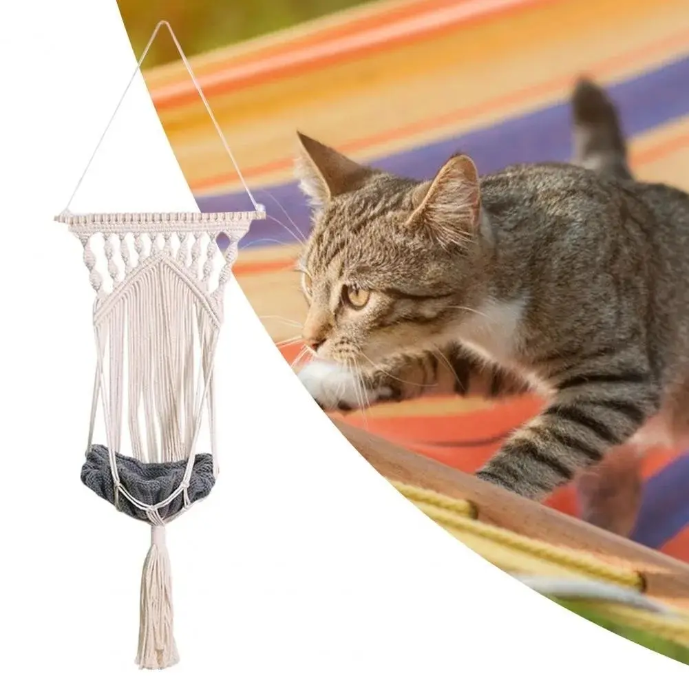 Wall-Mounted Durable Cat Pet Hammock Swing Bed Breathable Cat Hammock Sturdy for Pet