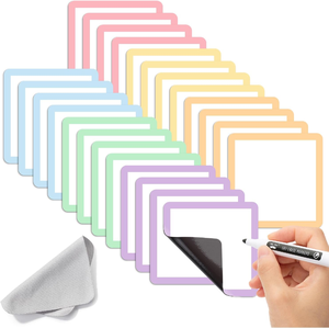 Vendita calda 4x2 pollici cancellabile a secco aula lavagna nome targhetta magneti <span class=keywords><strong>per</strong></span> la scuola e la casa - Product Image 3