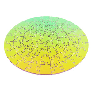 Cầu Vồng màu acrylic ghép hình câu đố màu sắc độc đáo thay đổi ánh kim vòng Acrylic Câu Đố Quà tặng không thể ghép hình câu đố - Product Image 1