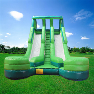 Chất lượng cao PVC trong nhà Trampoline đôi trượt bouncy lâu đài cho thư giãn ngoài trời công viên trung tâm mua sắm <span class=keywords><strong>Inflatable</strong></span> nước vui chơi giải trí - Product Image 1