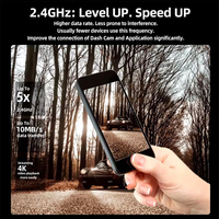 Cámara para Auto 2K Full HD IPS, Pantalla Táctil con Ángulo de Visión de 140°, Visión Nocturna Superior, WiFi, Monitor de Estacionamiento 24H, Grabación en Bucle