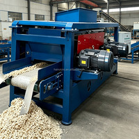 Machine à copeaux de bois haute capacité à alimentation horizontale, processeur de copeaux de bois, équipement de traitement du bois de chauffage et du bois d'œuvre