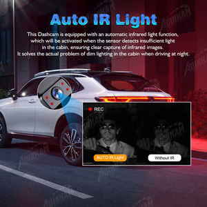 ADINKAM <span class=keywords><strong>3</strong></span> objektifli Wifi araç içi kamera <span class=keywords><strong>2</strong></span> inç Video kaydedici, sürüş kaydı için 170 ° geniş açılı gece görüşü - Product Image 4