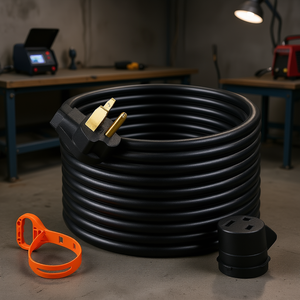 Cable de extensión para soldador de 25 pies, calibre 8, 40 amperios, conector Nema 6-50 para soldadura MIG, TIG y corte por plasma - Product Image 2
