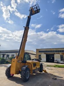Chargeur télescopique de roue de chariot élévateur de chariot élévateur télescopique de moteur diesel utilisé par Heli 3 tonnes avec la flèche de terrain accidenté de rendement élevé - Product Image 5