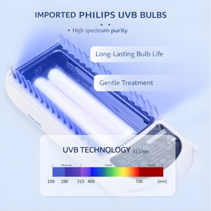 <strong>Kernel</strong> Effective Phototherapy with Imported NB-UVB 311nm Device Handheld Home Phototherapy Device for Vitiligo Treatment - Product Image 2