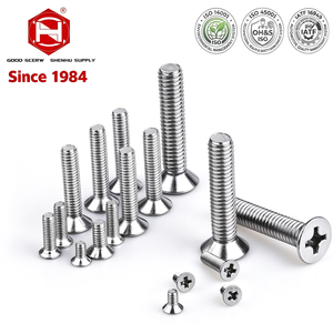 High Quality Stainless Steel Cross Recessed Countersunk Head Machine <b>Screw</b>, Anti-corrosion - Product Image 1