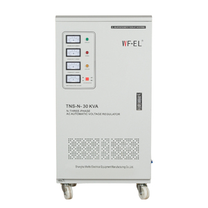 Stabilisateur de tension triphasé automatique 30KVA 220V 380V 20KVA 40KVA 50KVA 60KVA AVR régulateur de tension générateur ca cuivre SVC - Product Image 3