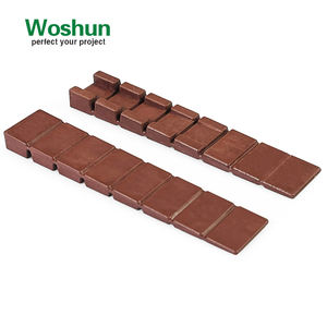 Woshunマルチサイズ高品質プラスチック製シムズウェッジプレキャストパネル製プラスチック製ウェッジレベリング用ウェッジプラスチックパッカー - Product Image 5