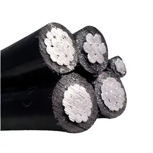 Cable de aluminio CAAI 3*25 + 1*16 3*35 + 1*25 XLPE Cable aislado