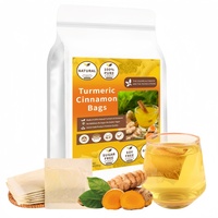 Teh Herbal Premium Kunyit Jahe Kayu Manis dalam Kantong, Alami, Anti-Inflamasi, Mendukung Kesehatan Pencernaan & Imunitas, OEM Custom