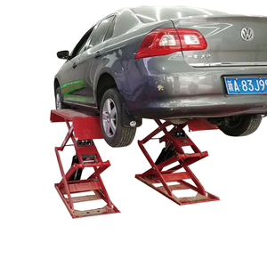 Sollevatore Auto a Forbice Sottile da Terra, Capacità 4000kg, Martinetto Idraulico Elettrico per Auto in Vendita - Product Image 1