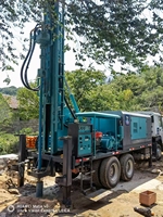 Foreuse de puits d'eau de 800m de profondeur avec composants du noyau du moteur de la pompe Foreuse de forage pour les plates-formes de forage minier